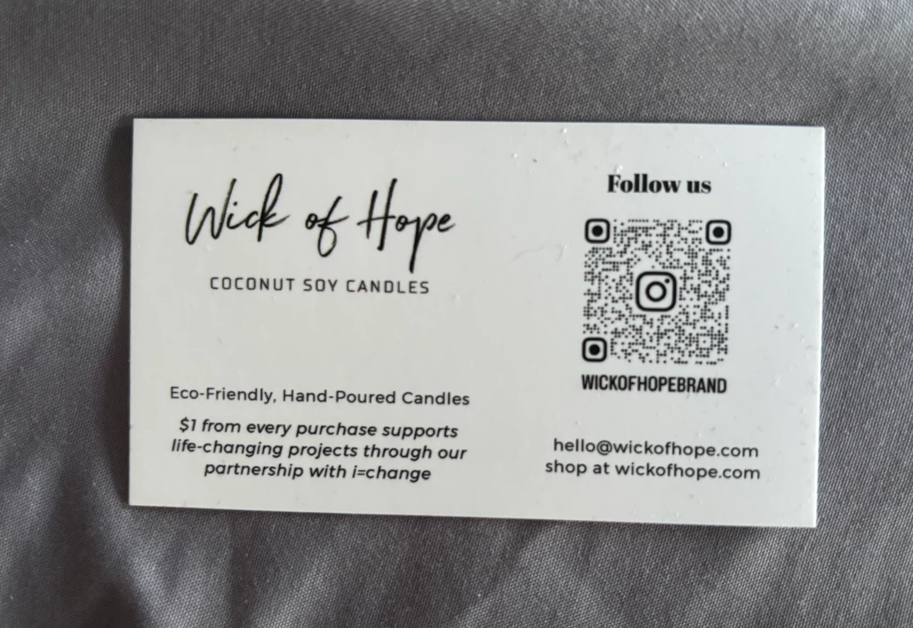 Wick of Hope Coconut Soy Candles - photo 3