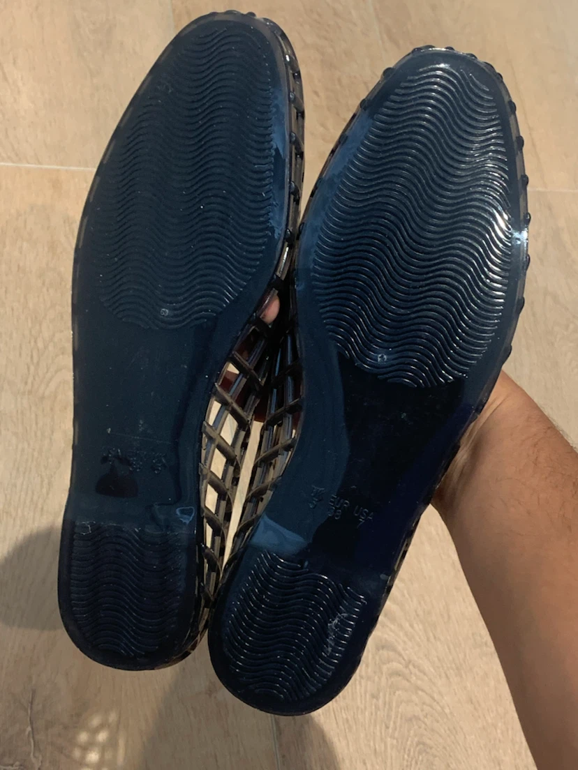 💗 New ALDO Black Jelly Ballet Flats Size 7 💗 - photo 3