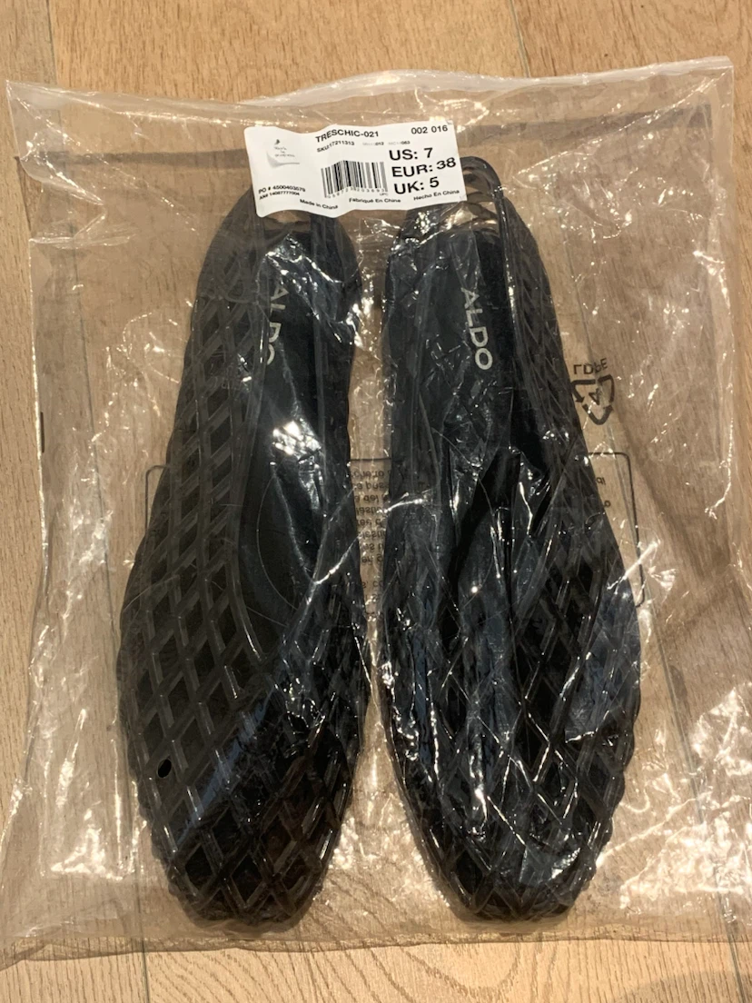 💗 New ALDO Black Jelly Ballet Flats Size 7 💗 - photo 4