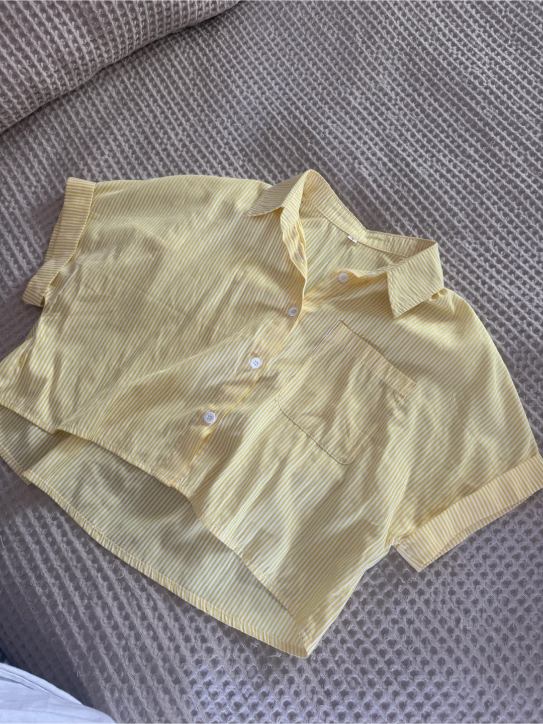 Crop Button Up