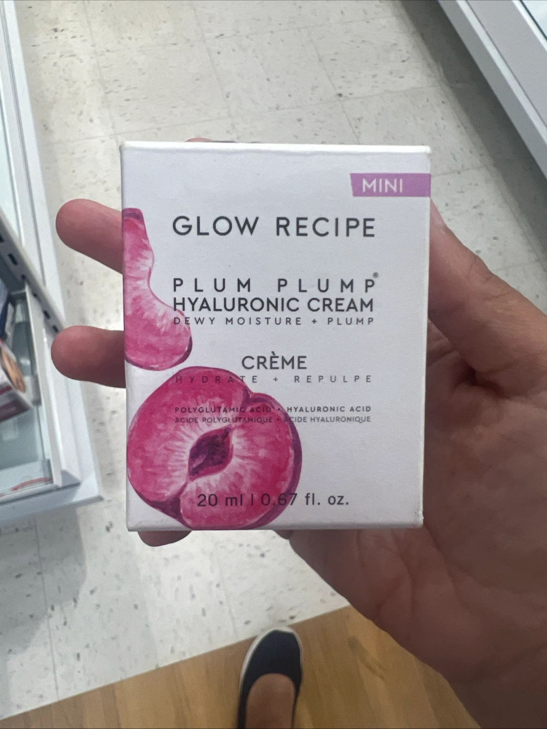 Glow Recipe Plum Plump Hyaluronic Cream Mini (0.67 fl. oz.)
