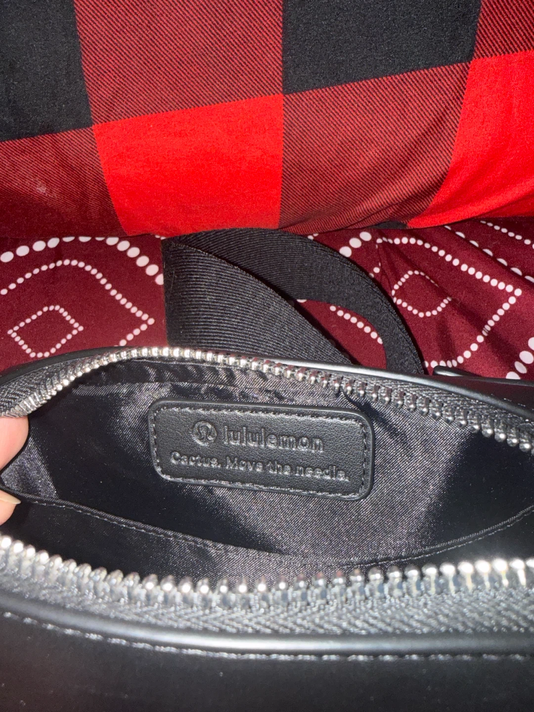 Lululemon Cactus Leather Everywhere Belt Bag Black - photo 3