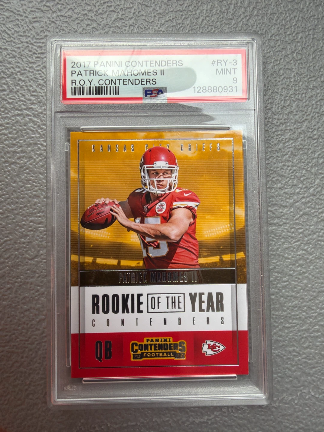 $20 Raffle 2017 Panini Contenders Patrick Mahomes II Rookie Card