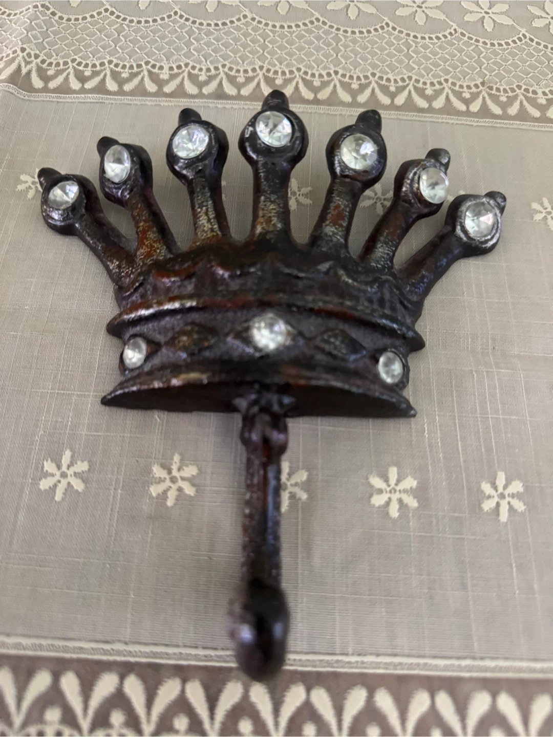 Decorative Crown Wall Hooks (Set of 2) - photo 2