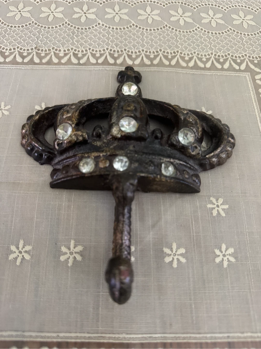 Decorative Crown Wall Hooks (Set of 2) - photo 3