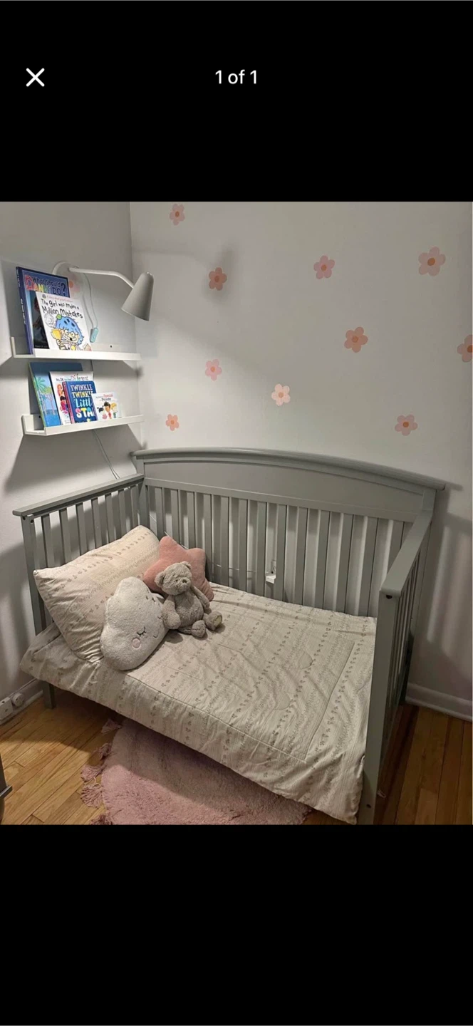 Gray Crib