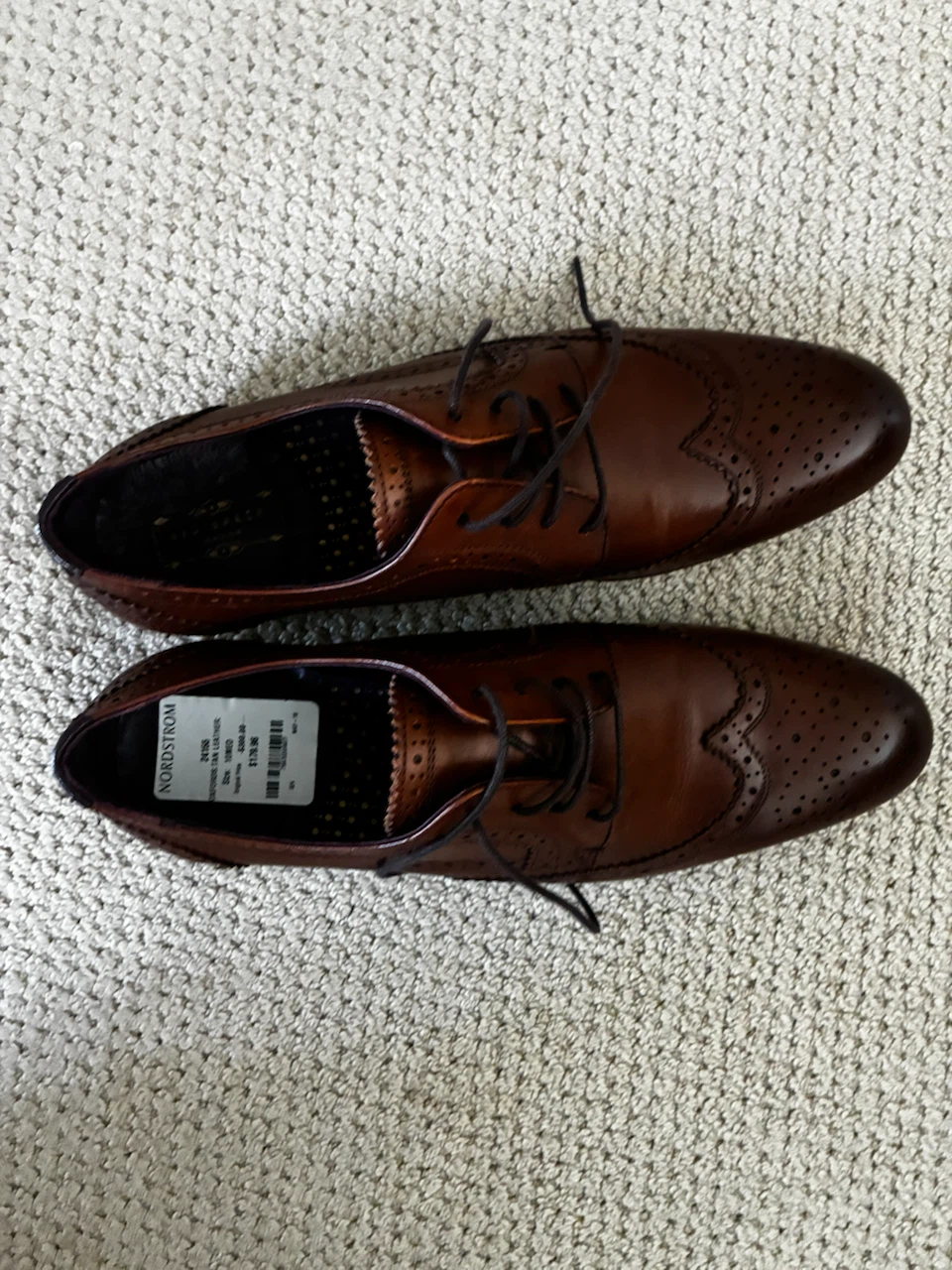 Ted Baker Granet LTHR Wingtip Oxford Shoes - Size 10 - photo 3