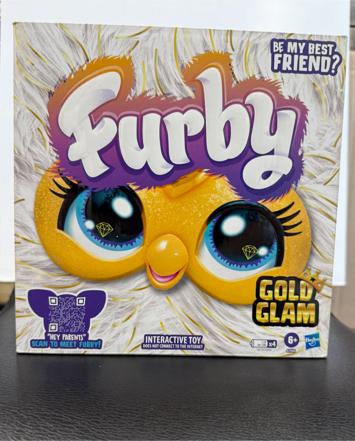 Hasbro Furby Gold Glam Interactive Toy