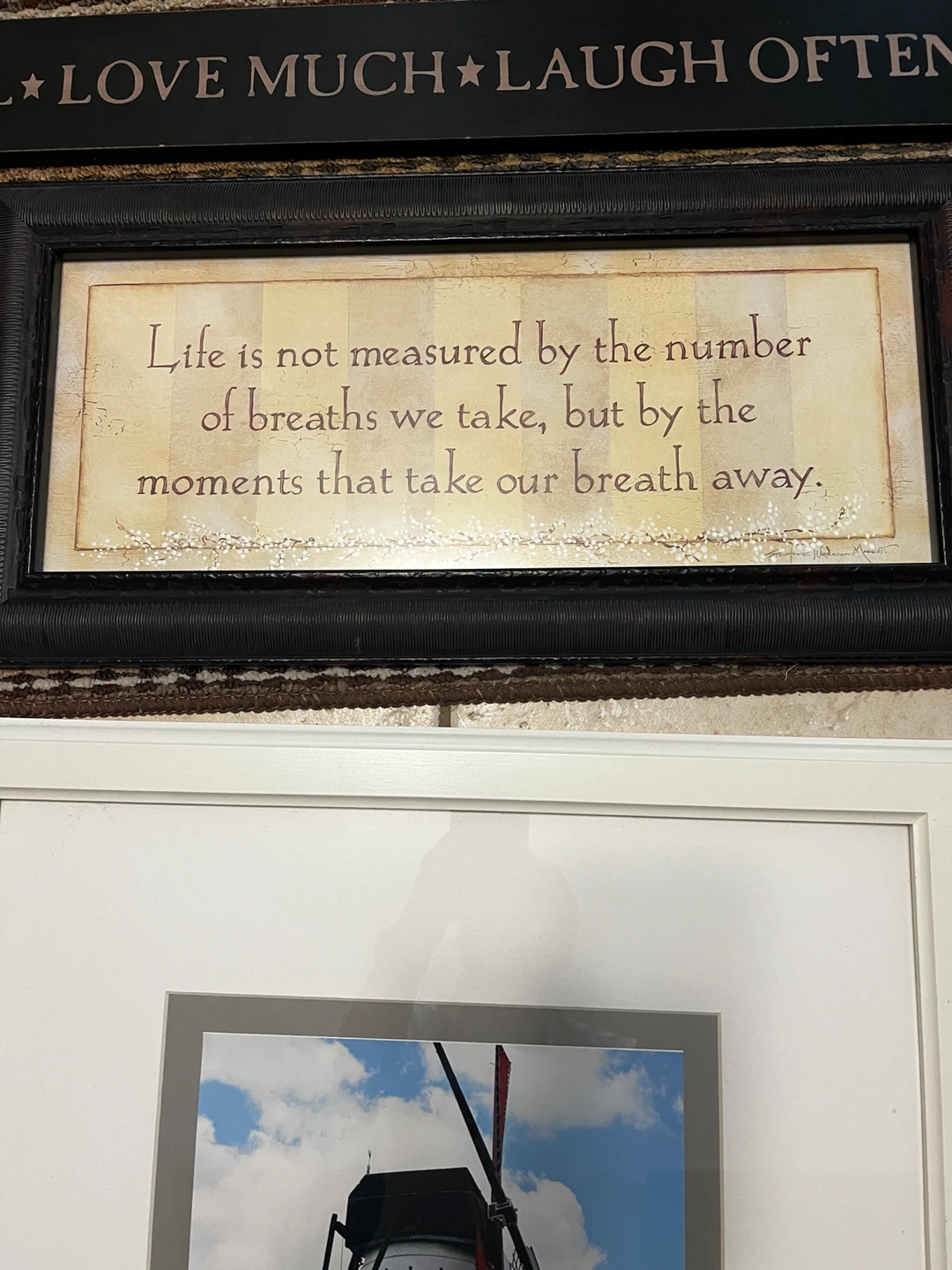 Framed Quote and Photo Wall Art - photo 3
