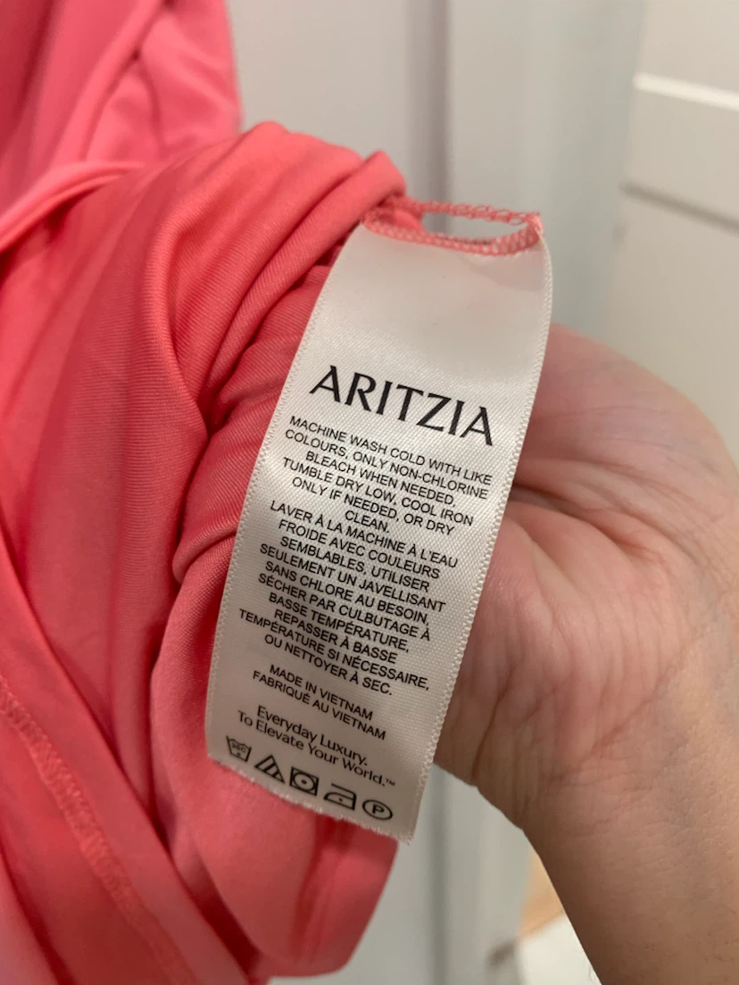Aritzia Babaton Smooth Matter Gallery Top - Medium - Coral - photo 5