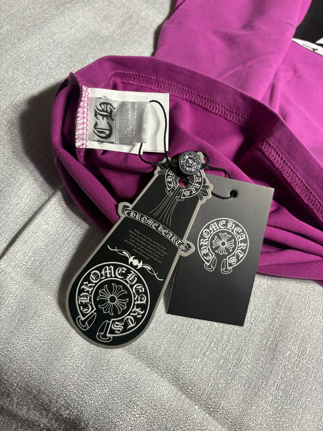 Chrome Hearts Pink Spider Web Pocket T-Shirt - photo 5