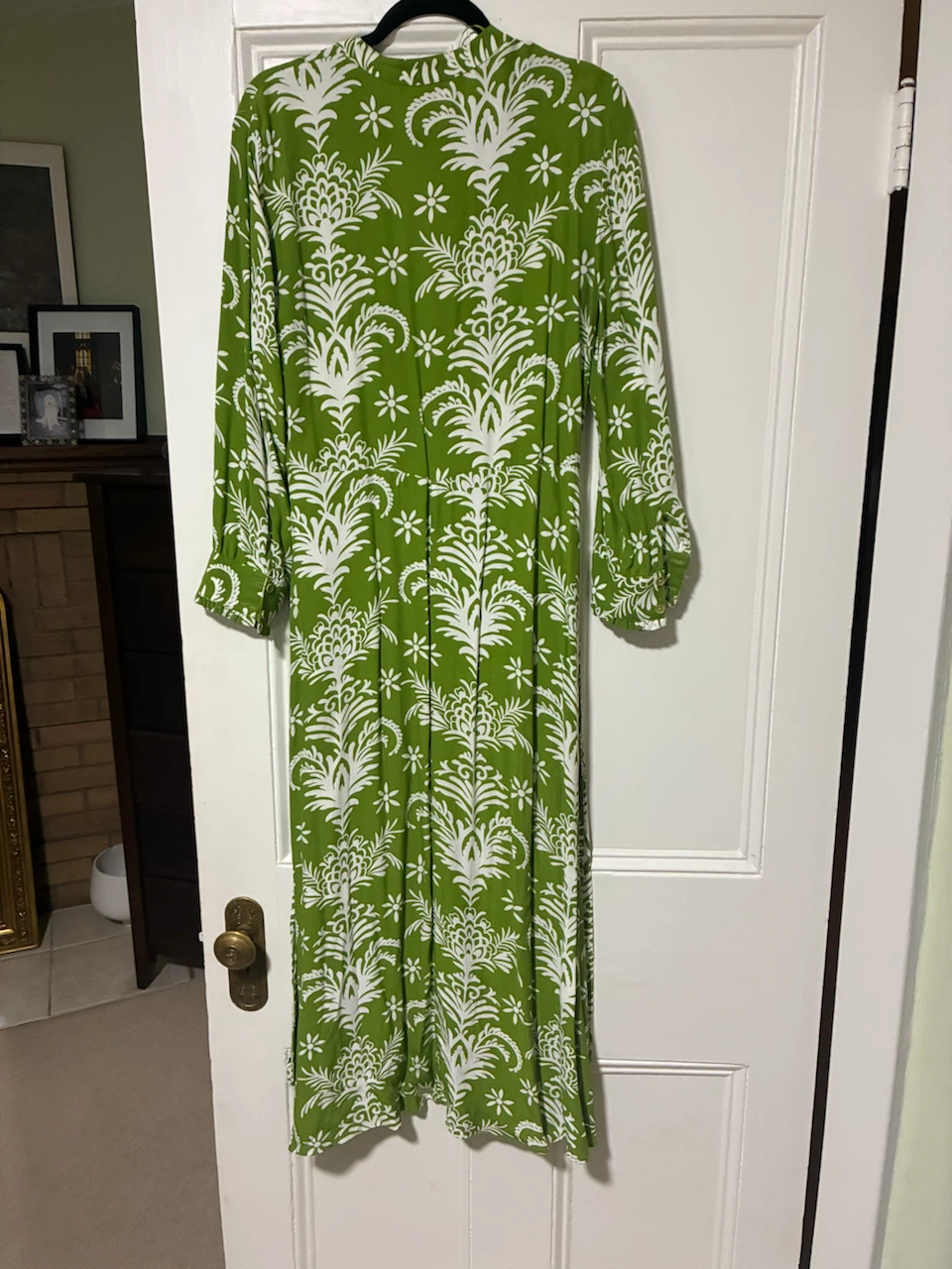 Zara Green Floral Maxi Dress - photo 2