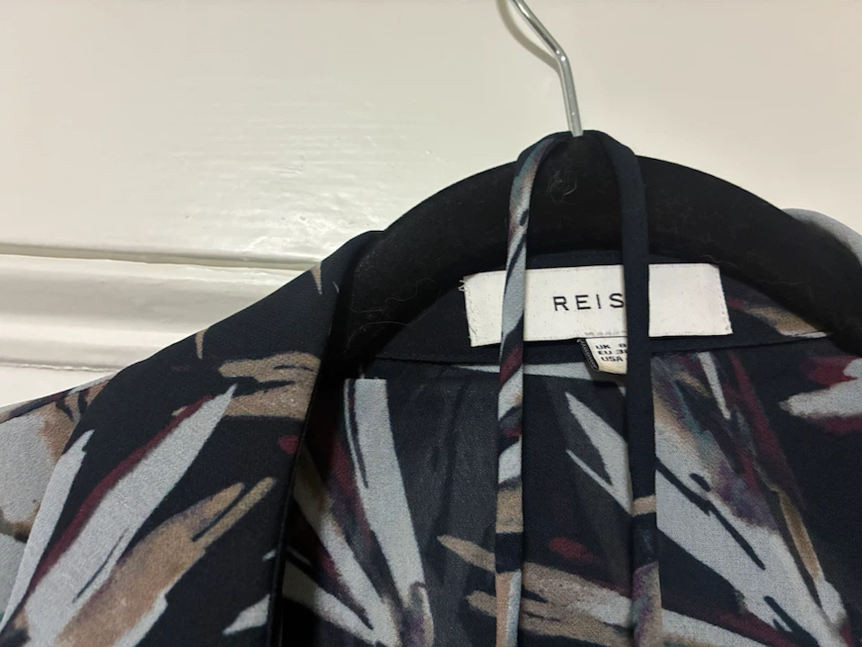 REISS Floral Print Chiffon Kimono Cardigan - photo 3
