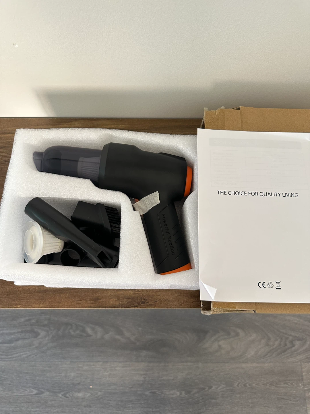 Portable Car Vacuum Cleaner with Attachments - photo 3