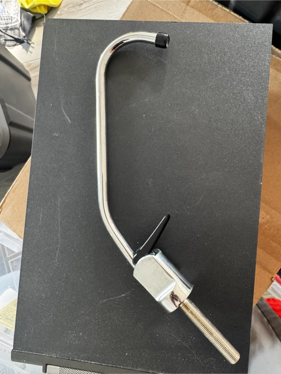 Chrome Gooseneck Faucet Spout