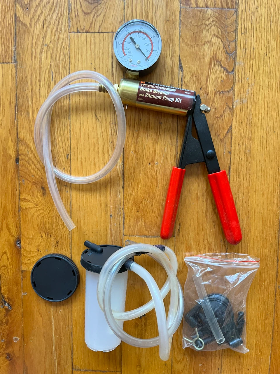 Pittsburgh Brake Bleeder and Vacuum Pump Kit
