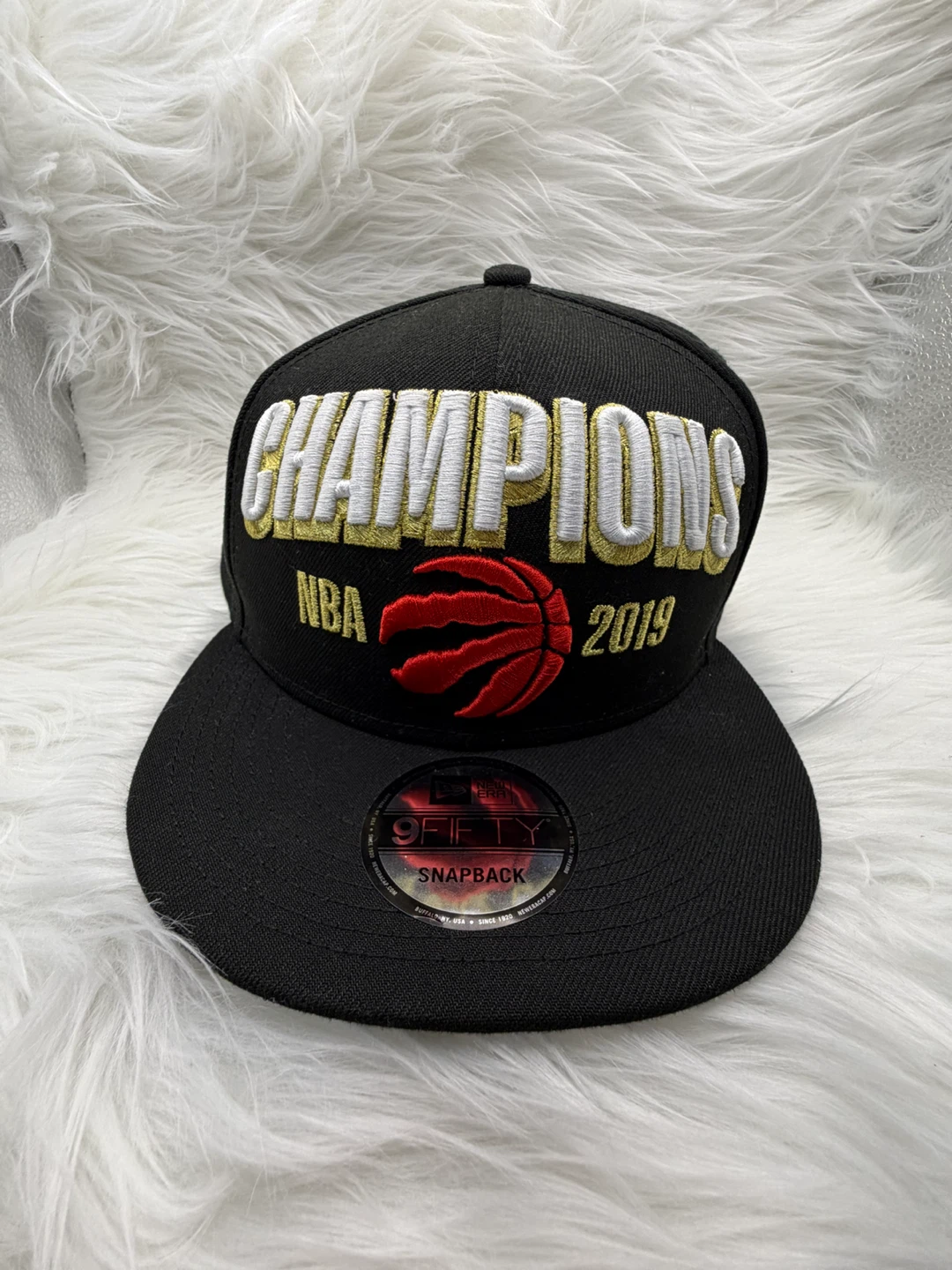 Toronto Raptors NBA Champions 2019 Black Snapback Hat