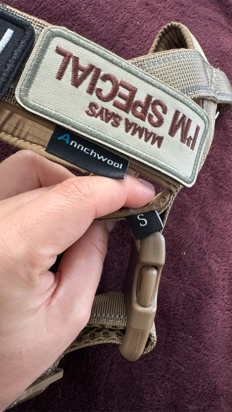 Annchwool Dog Harness - Size S - Tan - photo 4
