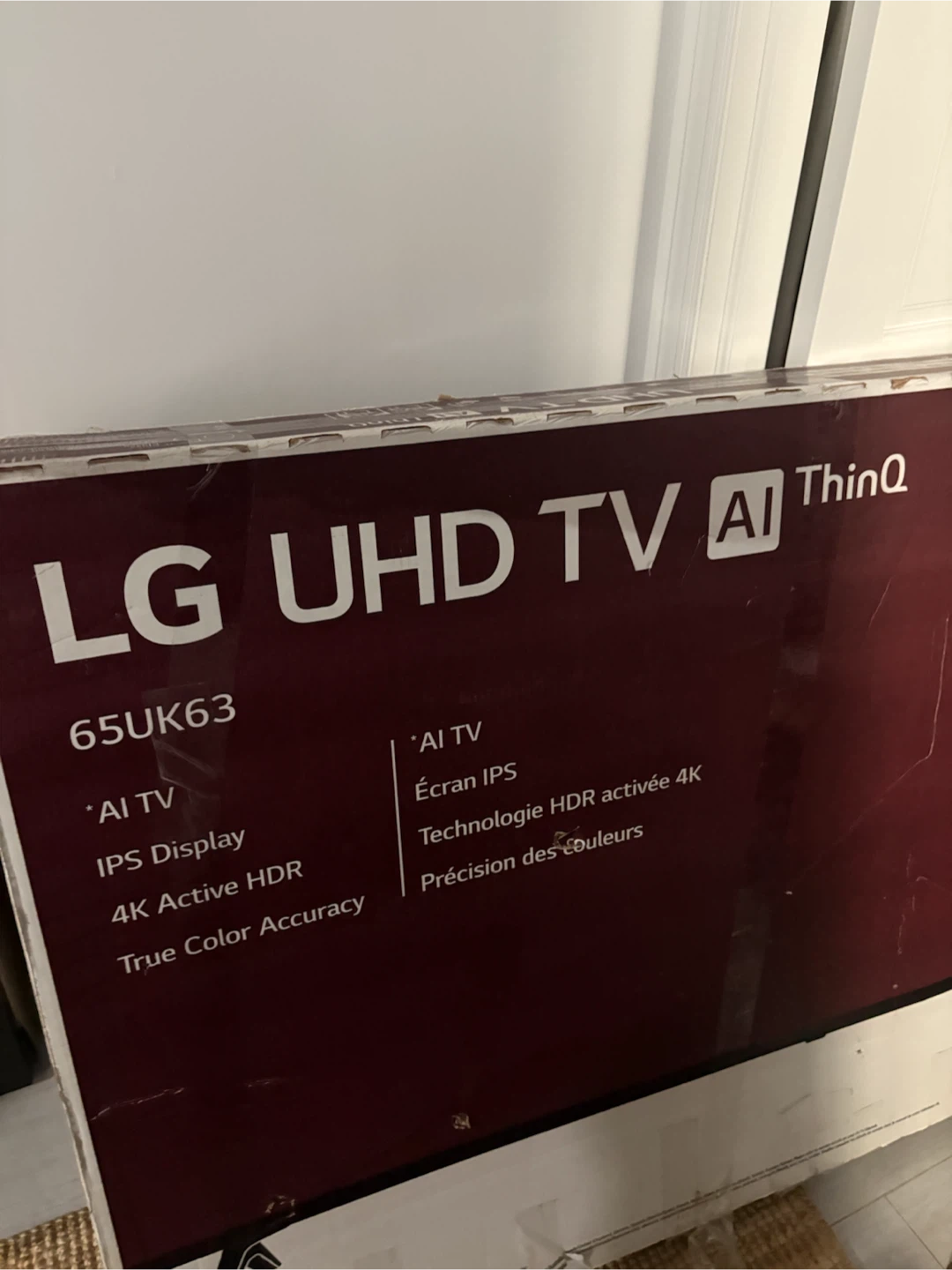 LG 65 Inch 65UK63 AI TV - photo 3