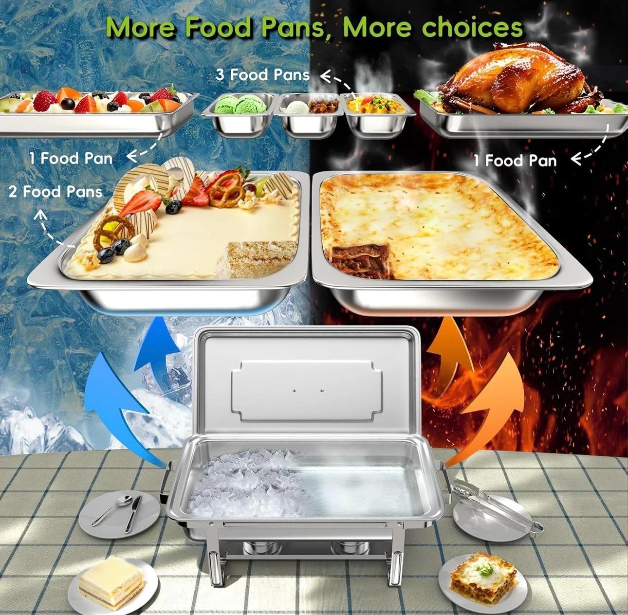 Chafing Dish 9 QT  (set of 4) - photo 2