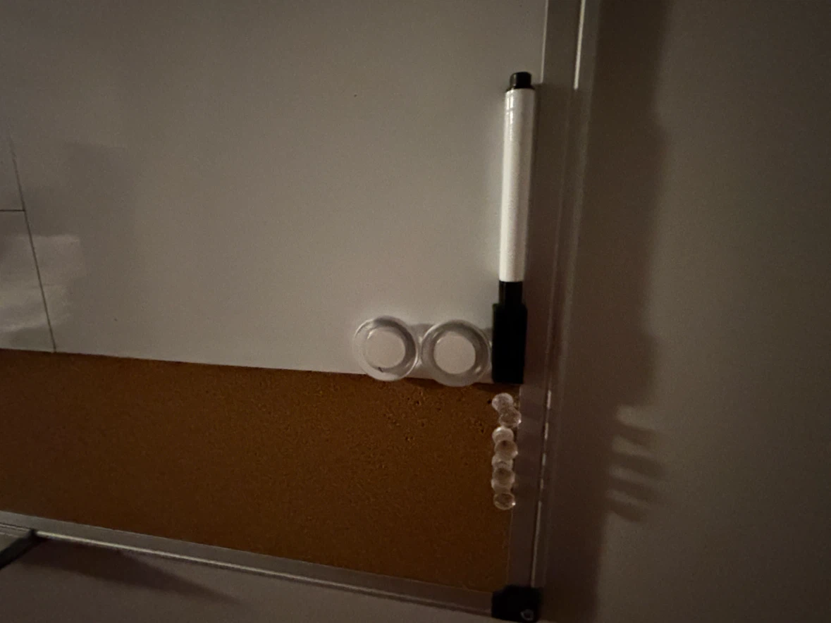Whiteboard and Cork Board Calendar - photo 2