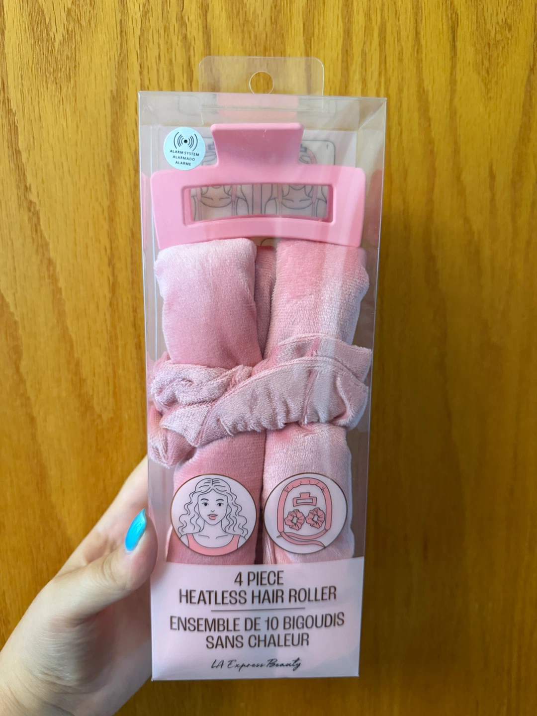 LA Express Beauty 4 Piece Heatless Hair Roller Set