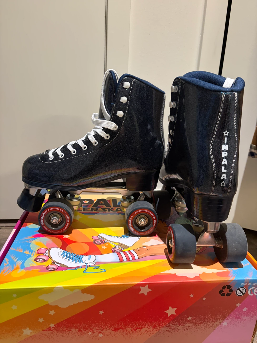 Impala Roller Skates - Midnight Sparkle - Size 7 Women's - photo 2