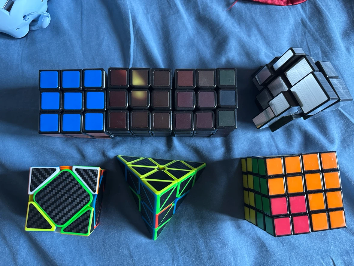 Collection of Puzzle Cubes