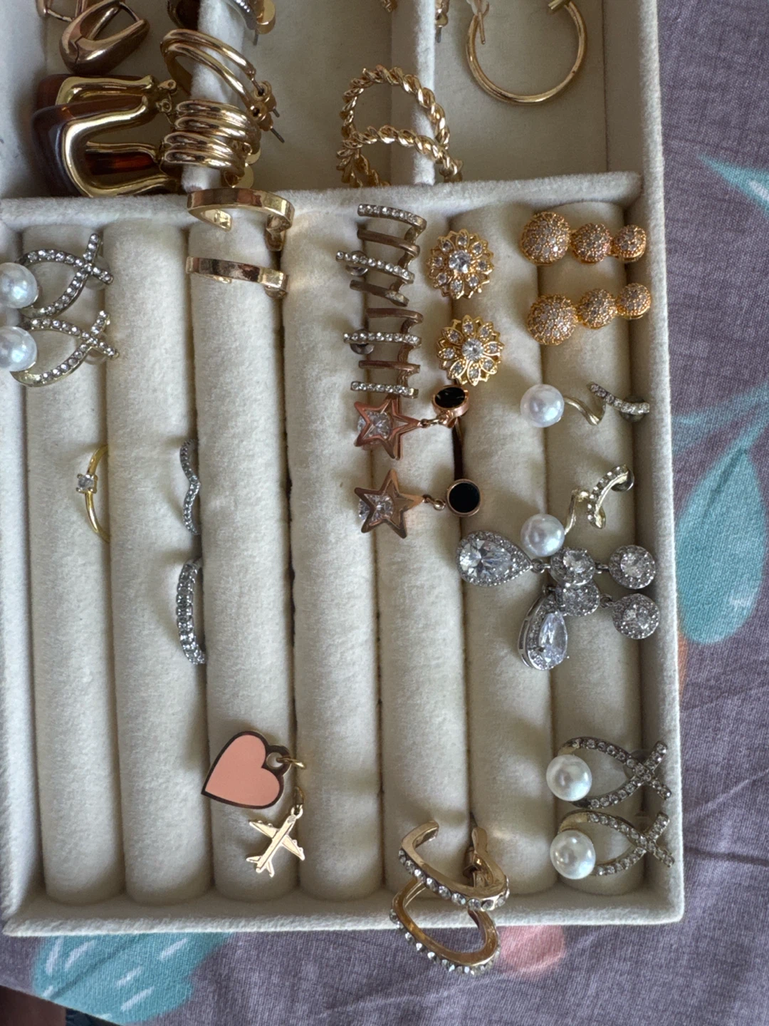 Assorted Gold & Silver Tone Earrings and Rings - photo 3