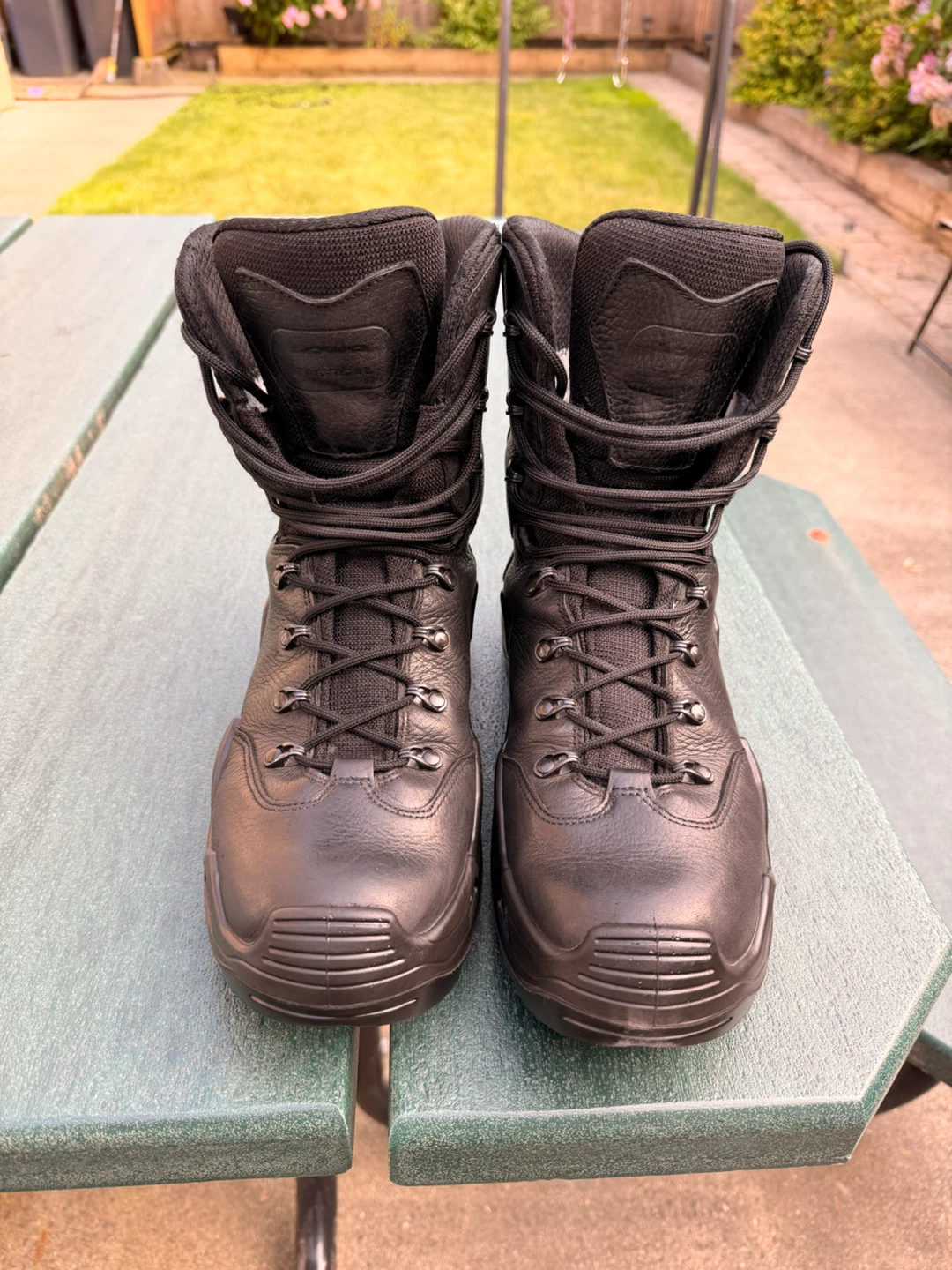 Black Hiking Boots - Size 9.5 UK - photo 4