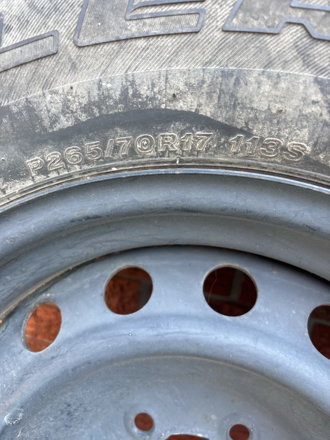 Bridgestone spare tire for Toyota Tacoma - photo 2
