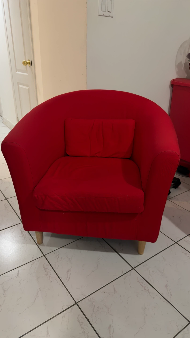 Red Accent Chair