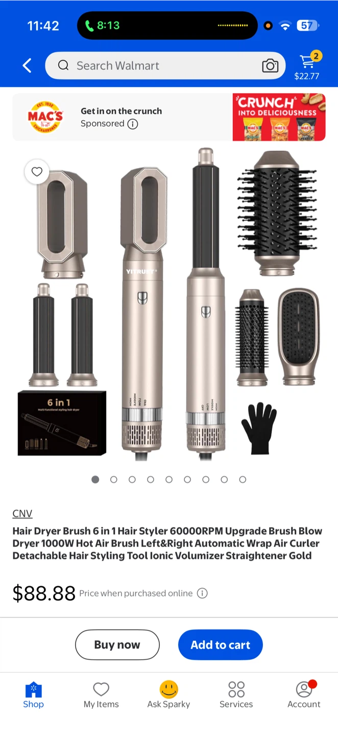 6-in-1 Multi-functional Styling Hair Dryer