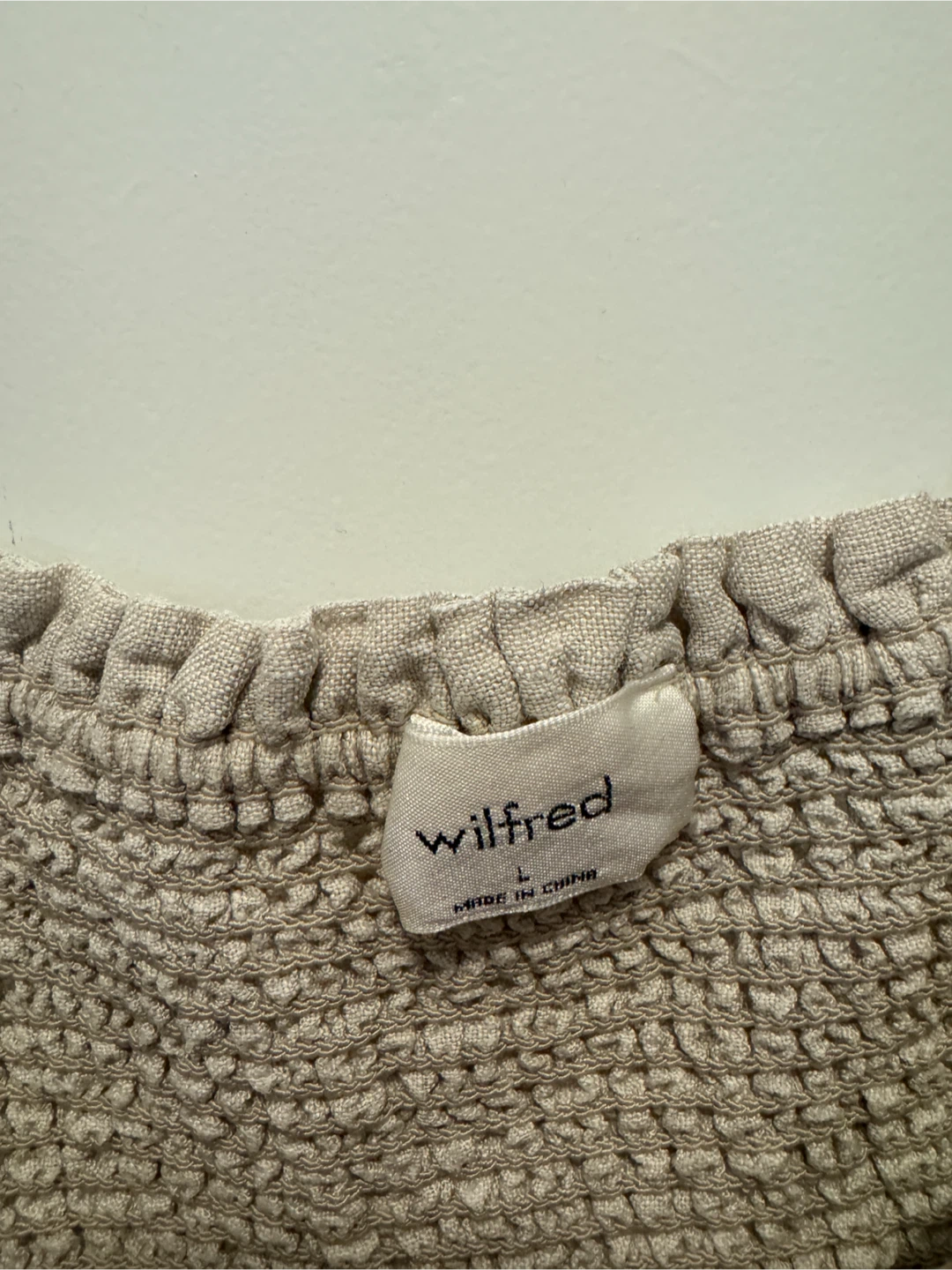 Wilfred Linen Blend Smocked Mini Dress - photo 2