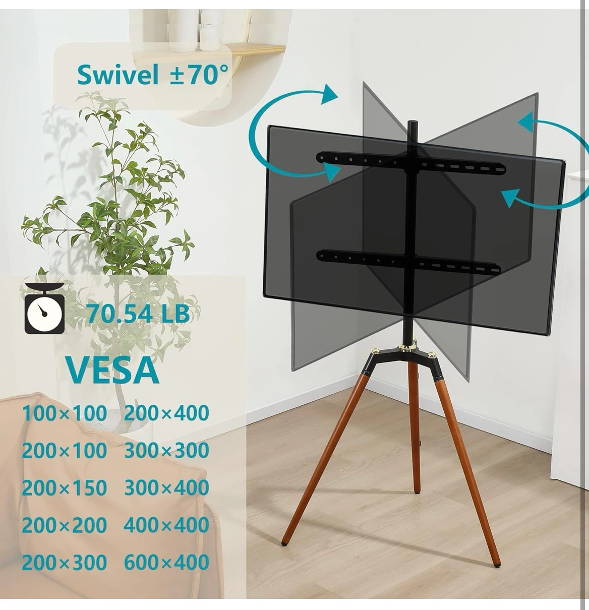 FYDEAMER Tripod Easel TV Stand - photo 5