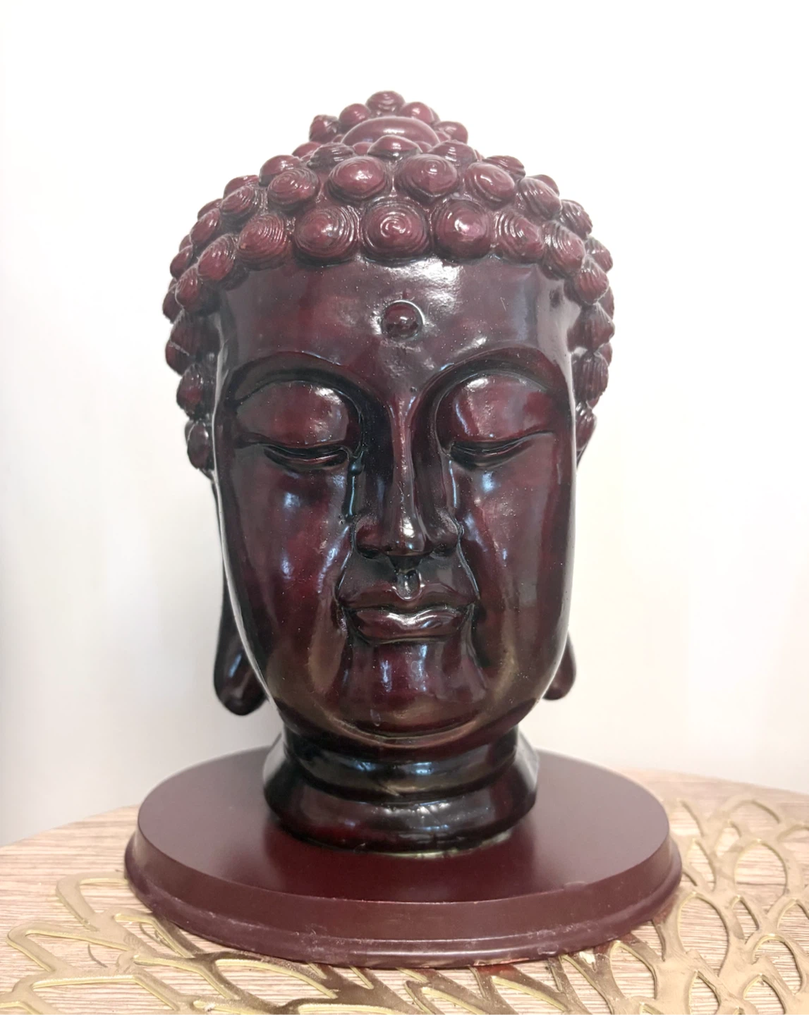 Decorative Buddha Head Figurine