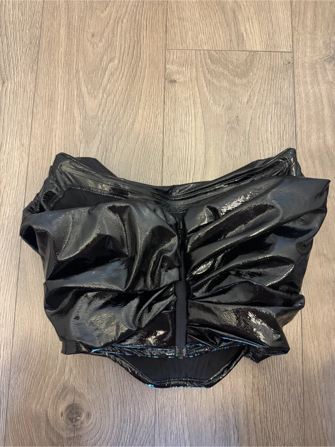 House of CB Marla Black Vinyl Corset Top - photo 3