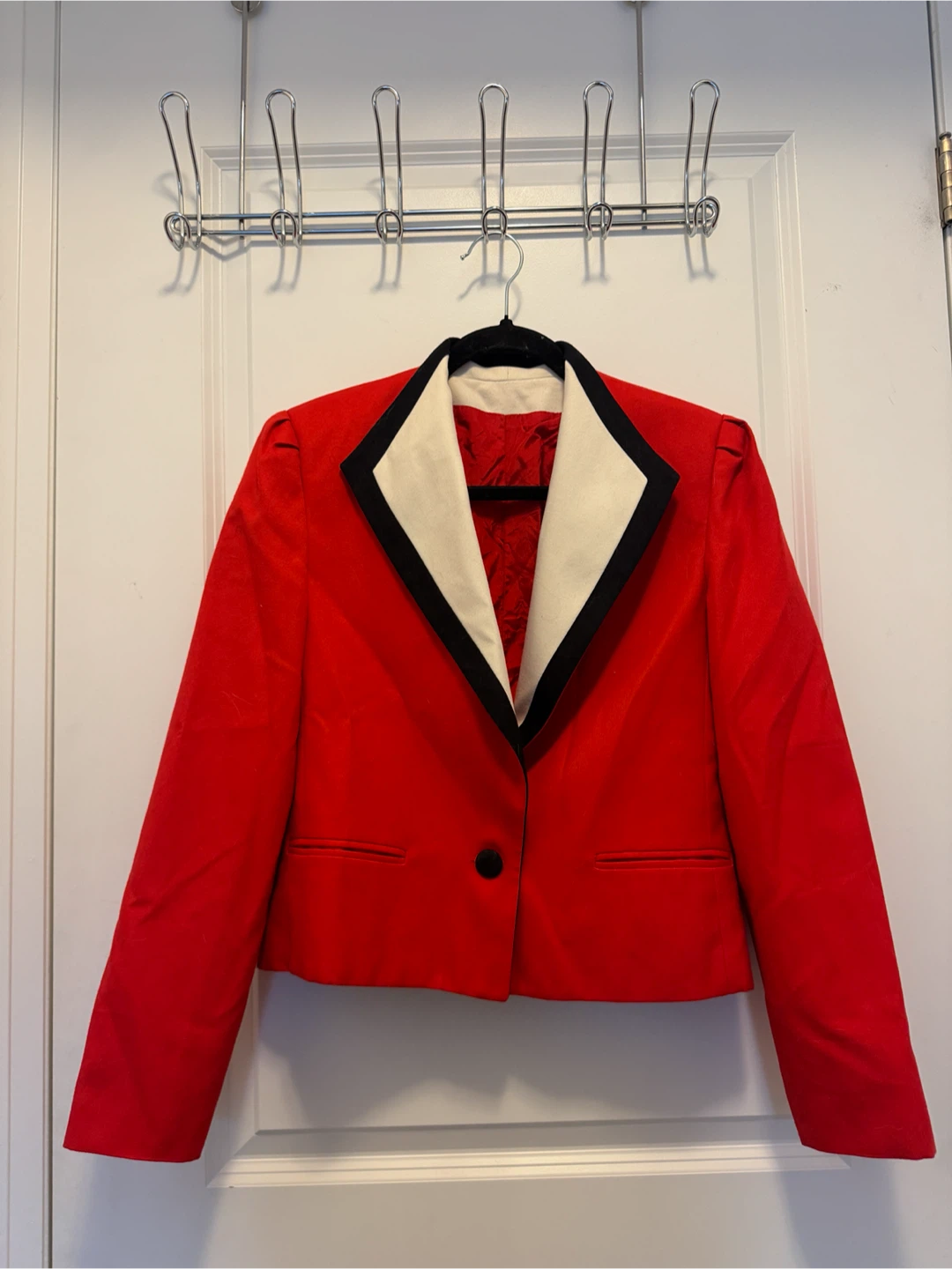 Vintage Red Blazer