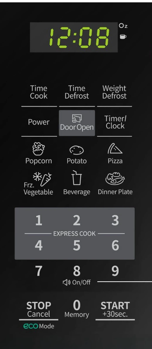 Comfee Black Countertop Microwave 0.7 cu.ft. - photo 4