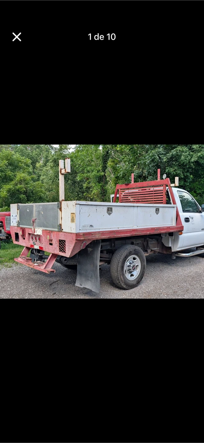 Plataforma de pa caja larga