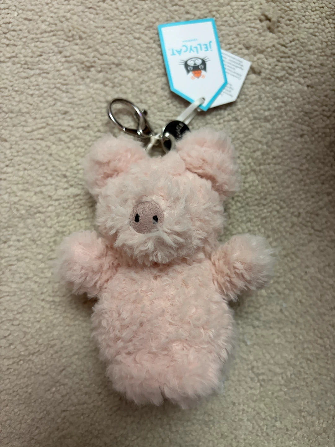 Jellycat Little Pig Bag Charm