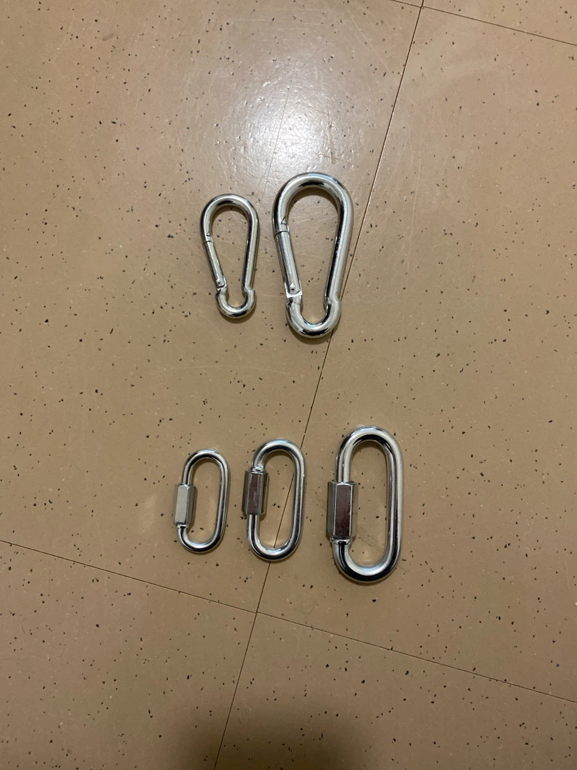 Metal Carabiner and Quick Link Assortment
