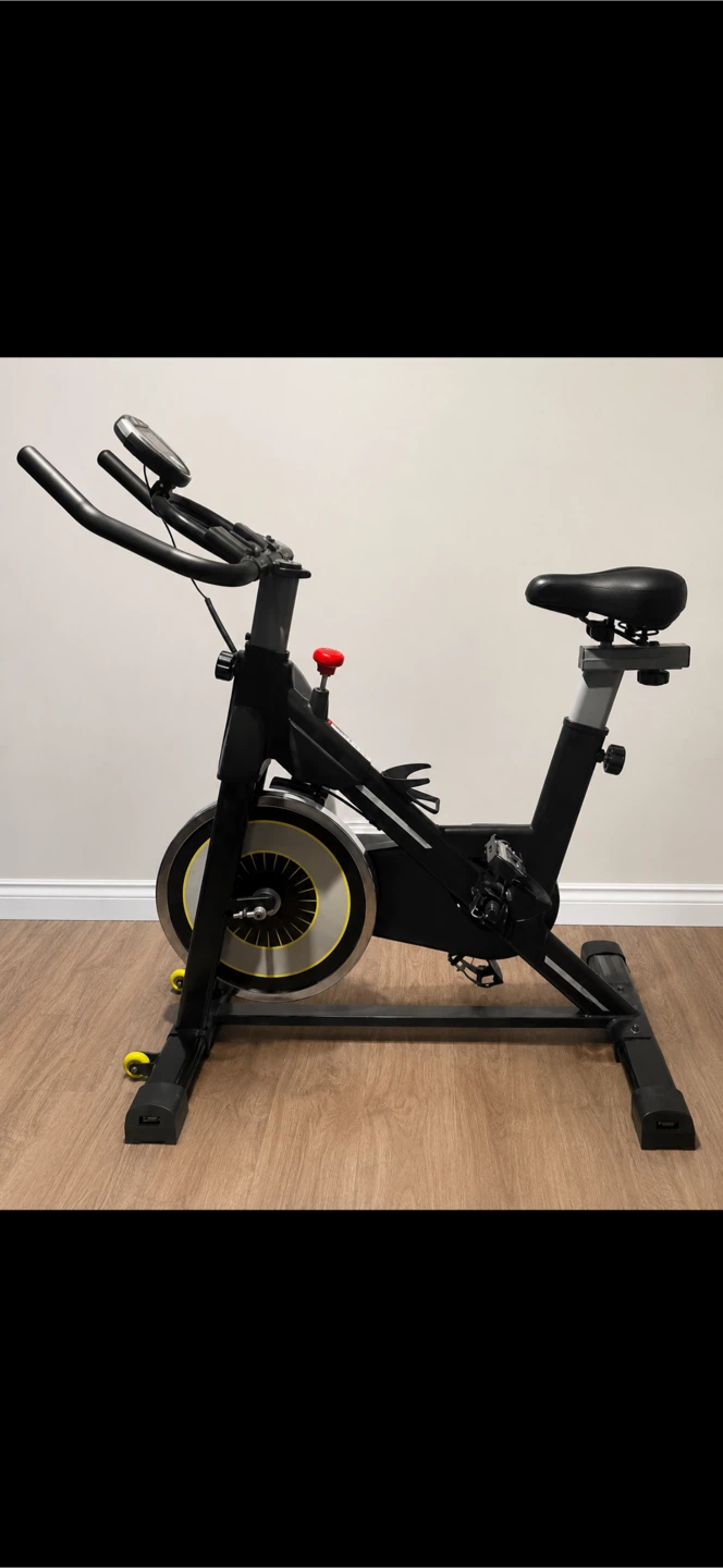 Stationary bike and glider