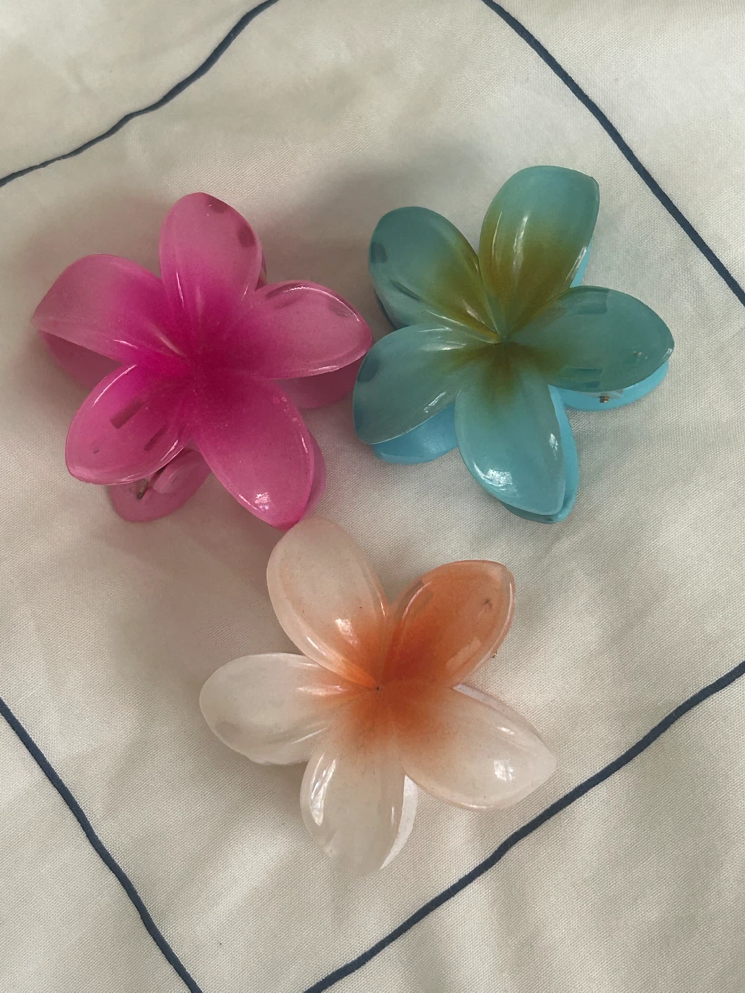 Flower Claw Clips Set