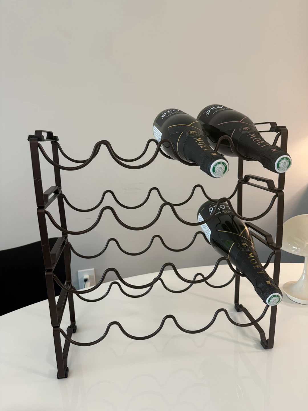 Sturdy Metal Wine Rack $8 (originally $40)