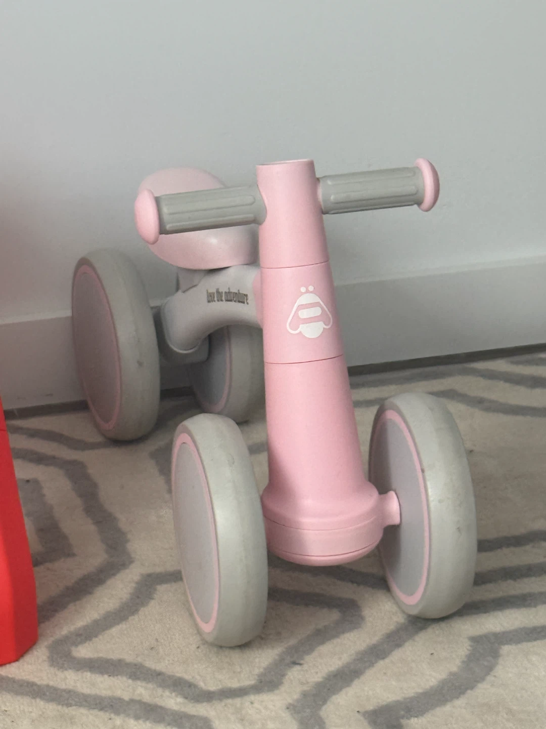 Pink Balance Bike for Toddlers