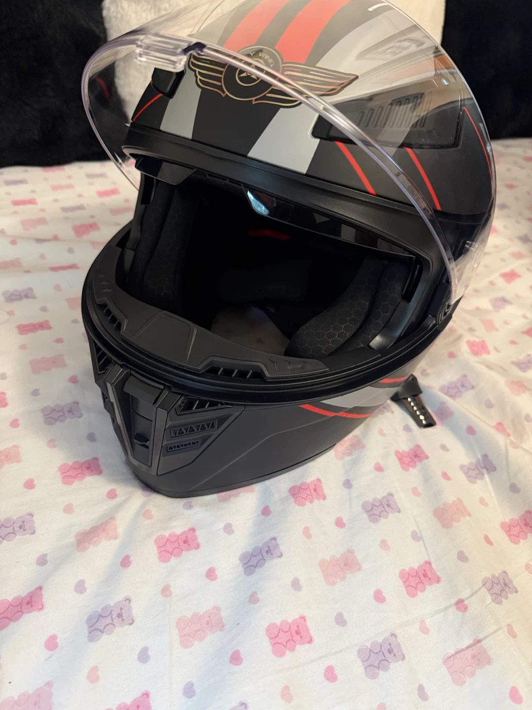 Fly Wing Motorcycle Helmet DOT Certified - Size L - photo 5