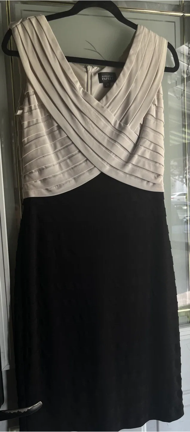 Adrianna Papell Sleeveless Cocktail Dress Size M