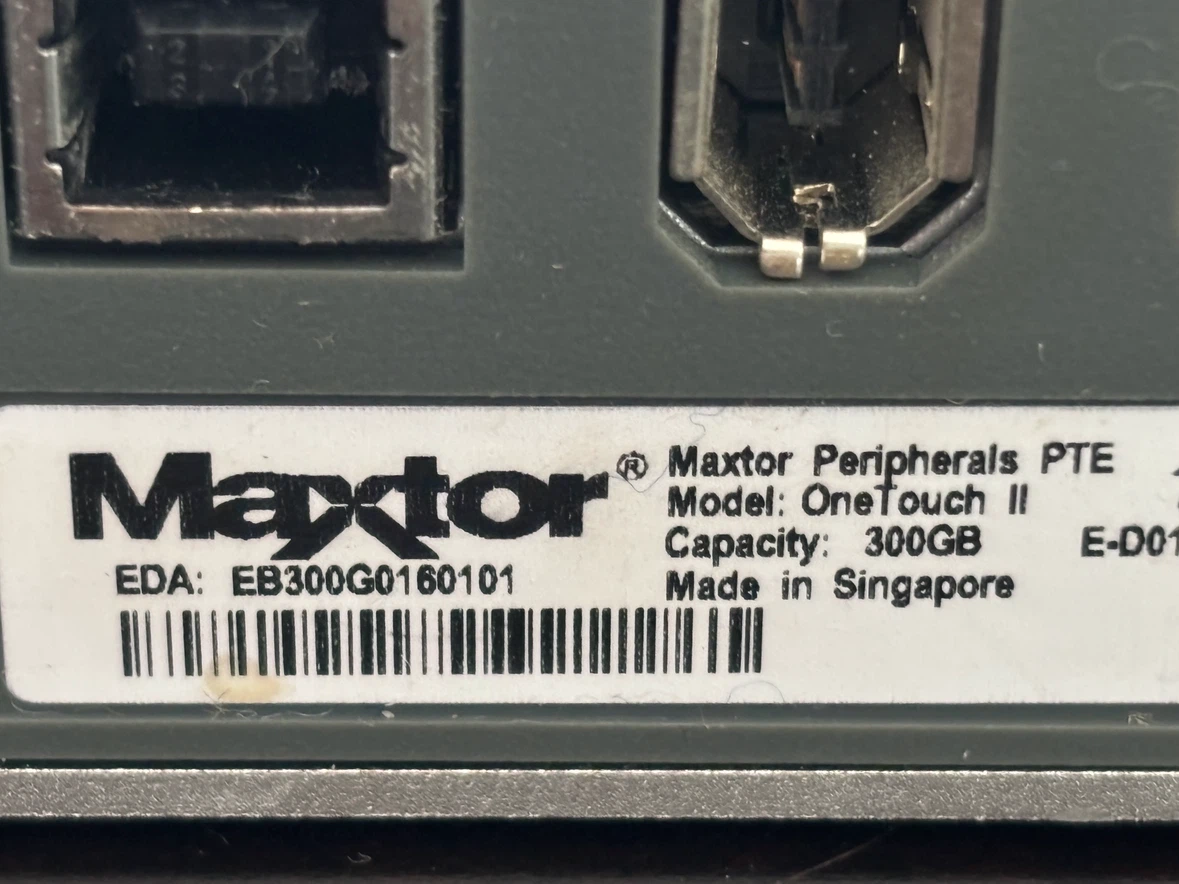 Maxtor OneTouch II 300GB External Hard Drive - photo 3