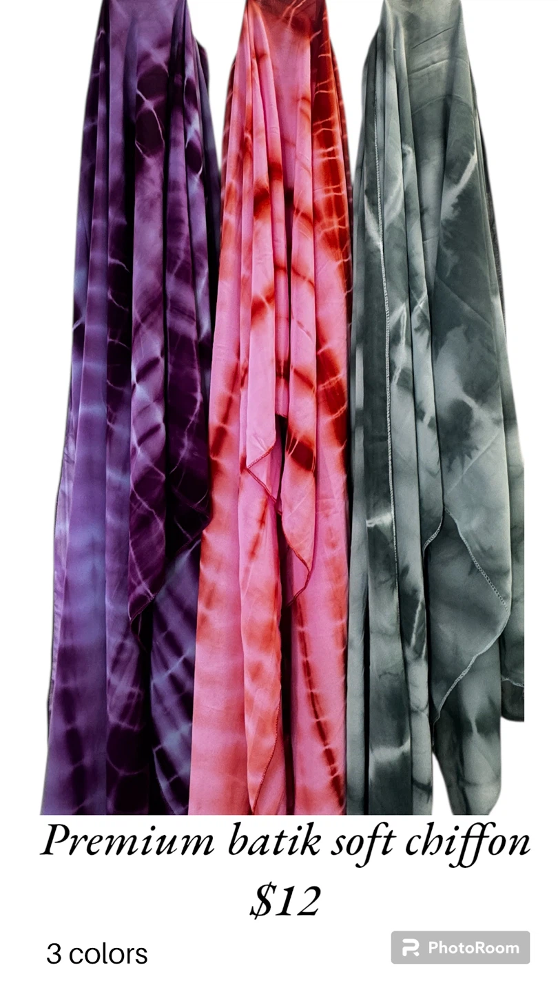 Premium Batik Soft Chiffon Shawl